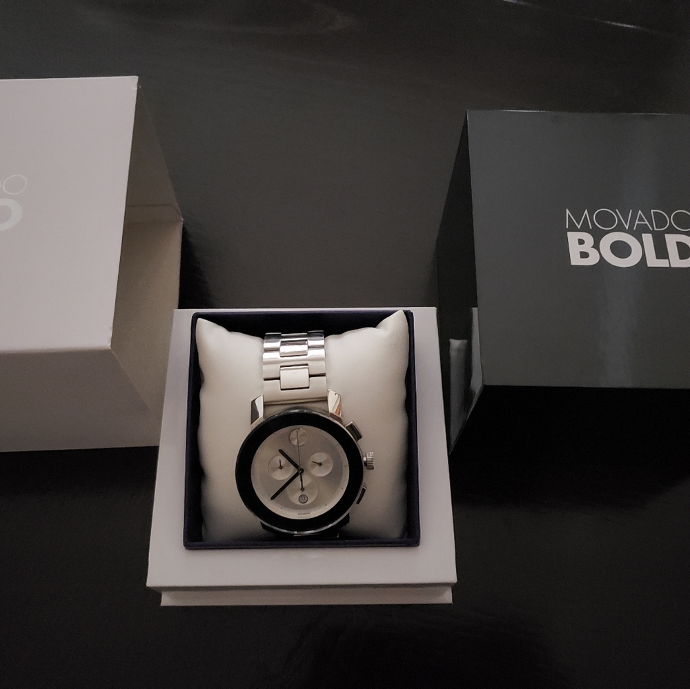 Movado Bold Silver Men's Watch